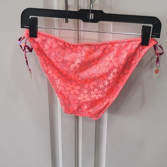 Victoria's Secret Lace Bikini Side Tie Bottom,  L - Picture 2 of 5